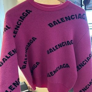 Balenciaga sweater.
